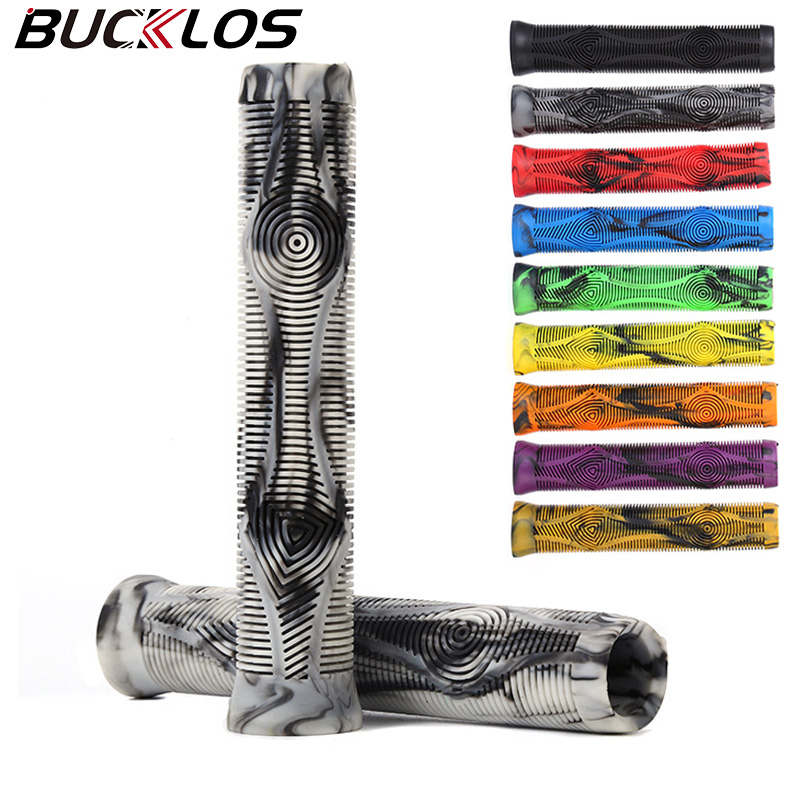 Mtb Grip Lock On - Length Scooter Bike Grips Rubber MTB