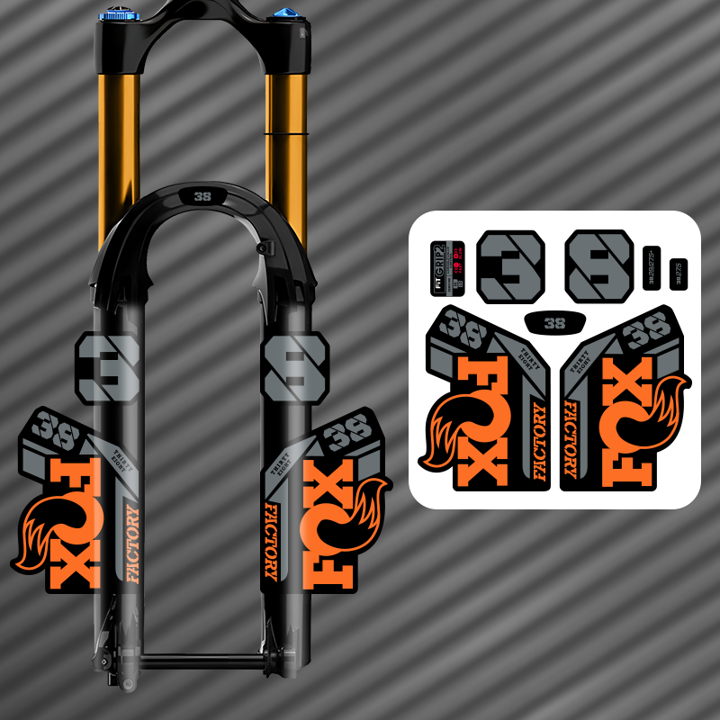 Mountain Biking Jersey - ENDURO Front Fork Stickers For MTB