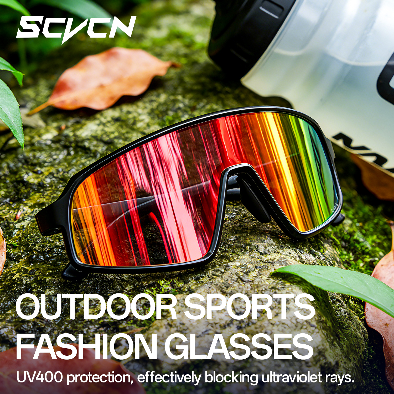 Mountain Biking Sunglasses - SCVCN Photochromic Cycling Sunglasses Men UV400
