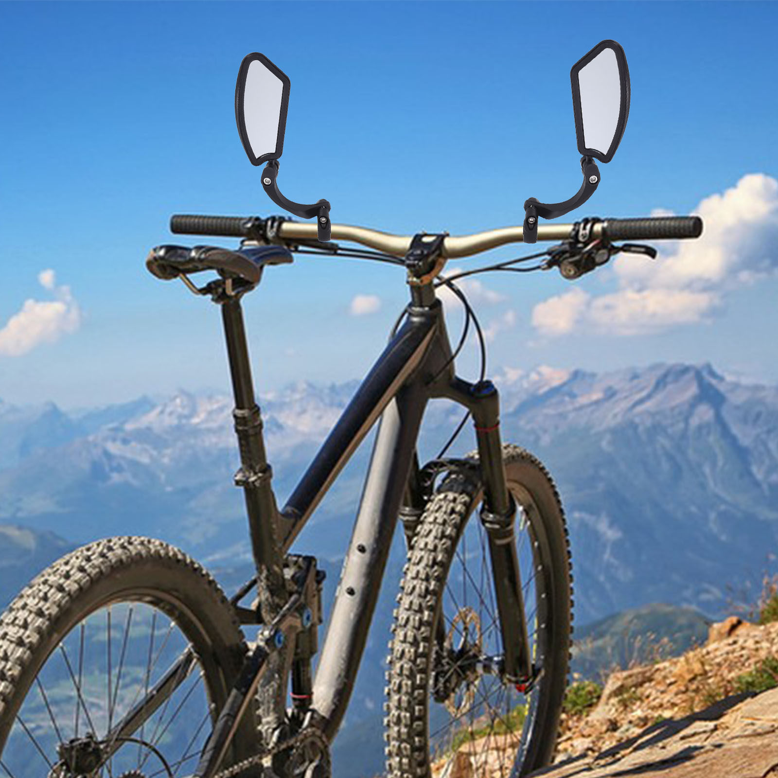 Mountain Biking Definition - 2Sets Adjustable Bicycle Rearview Mirrors High