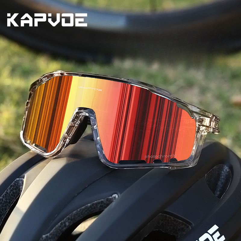 KAPVOE Color Photochromic Cycl – обзор и цена Mountain Biking Sunglasses