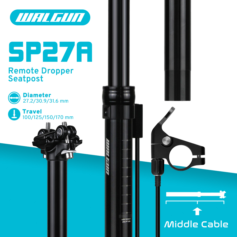 SP27A Bicycle Seat Post Droppe – обзор и цена Dropper Post Remote