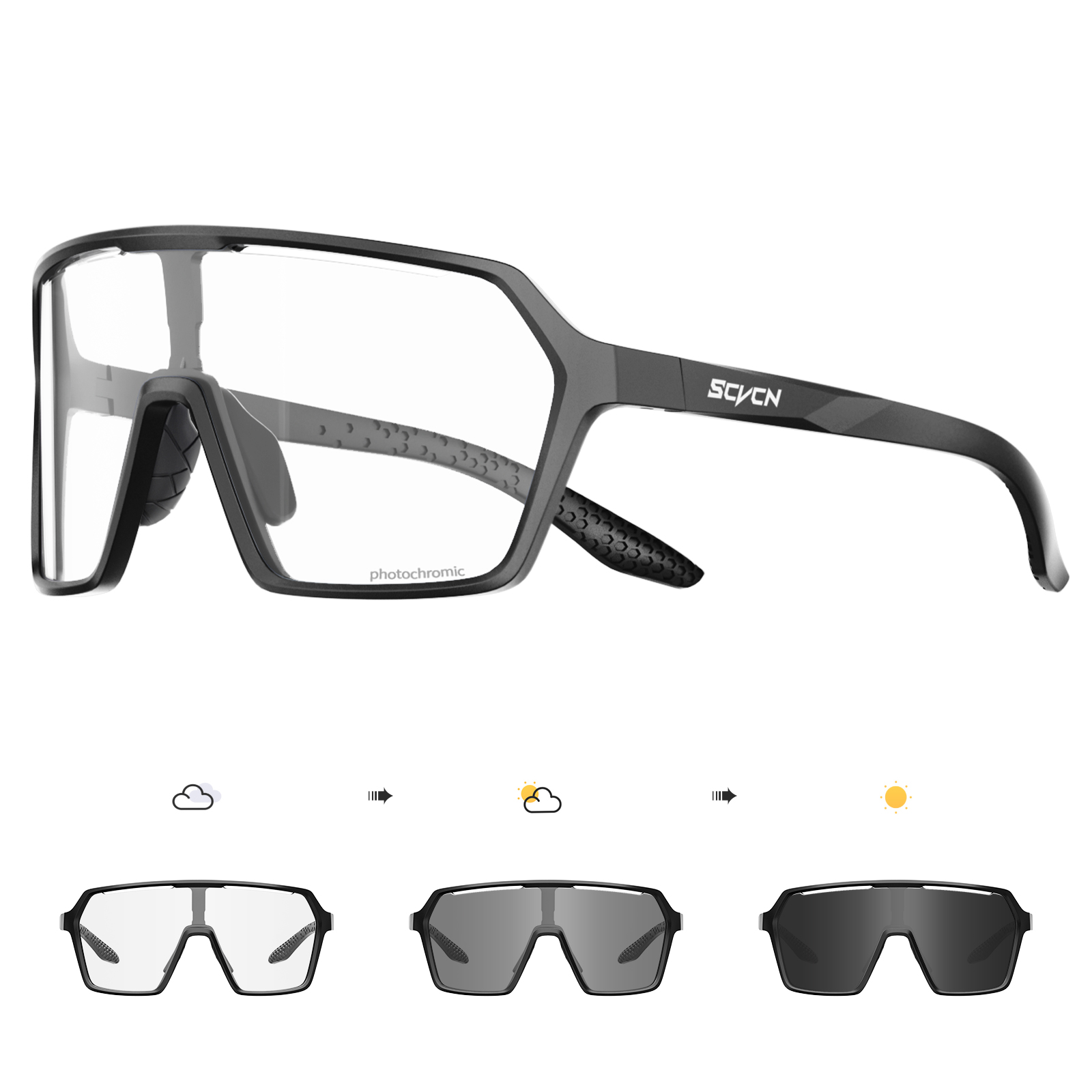 SCVCN Hot Cycling Photochromic – обзор и цена Mountain Biking Sunglasses