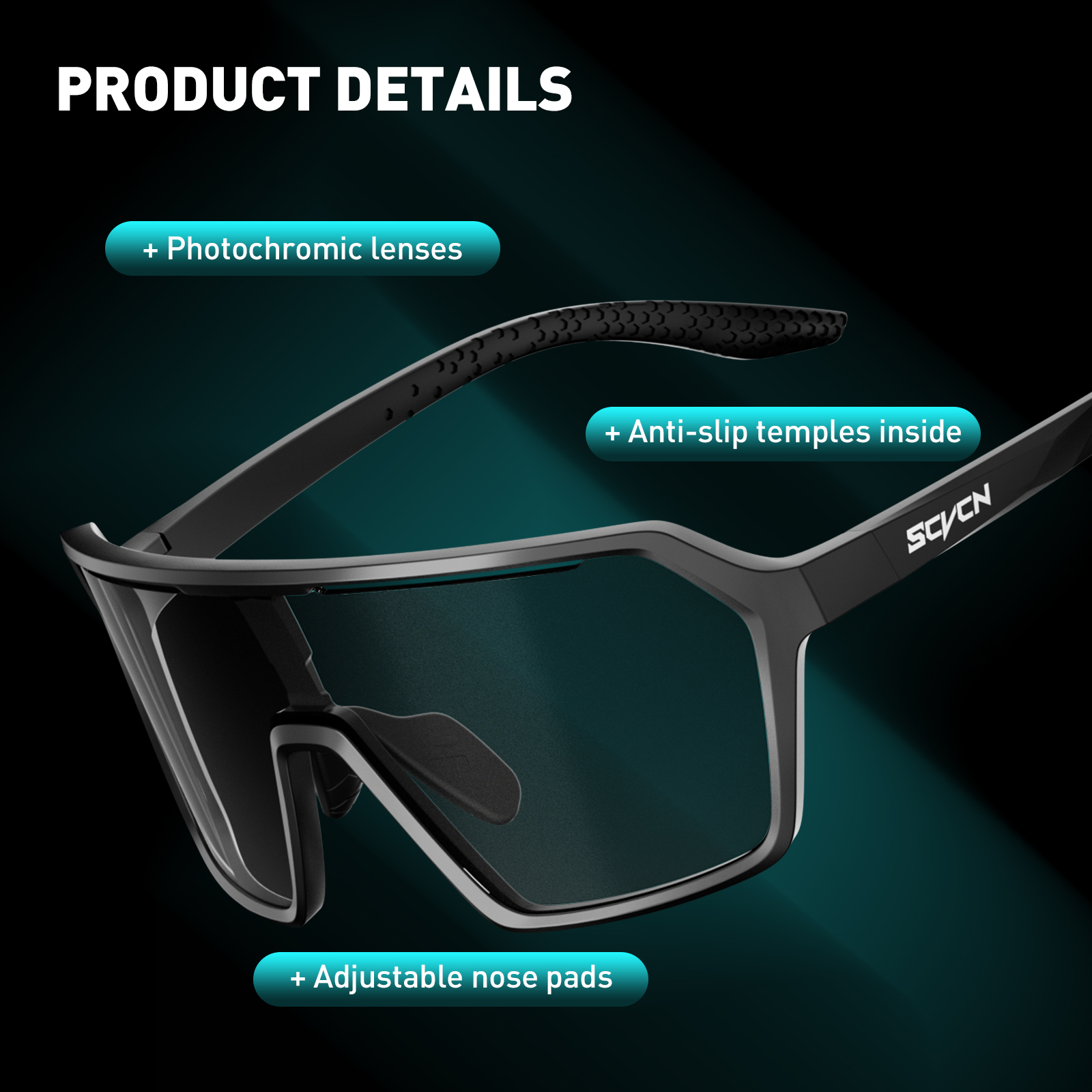 SCVCN Hot Cycling Photochromic – обзор и цена Mountain Biking Sunglasses