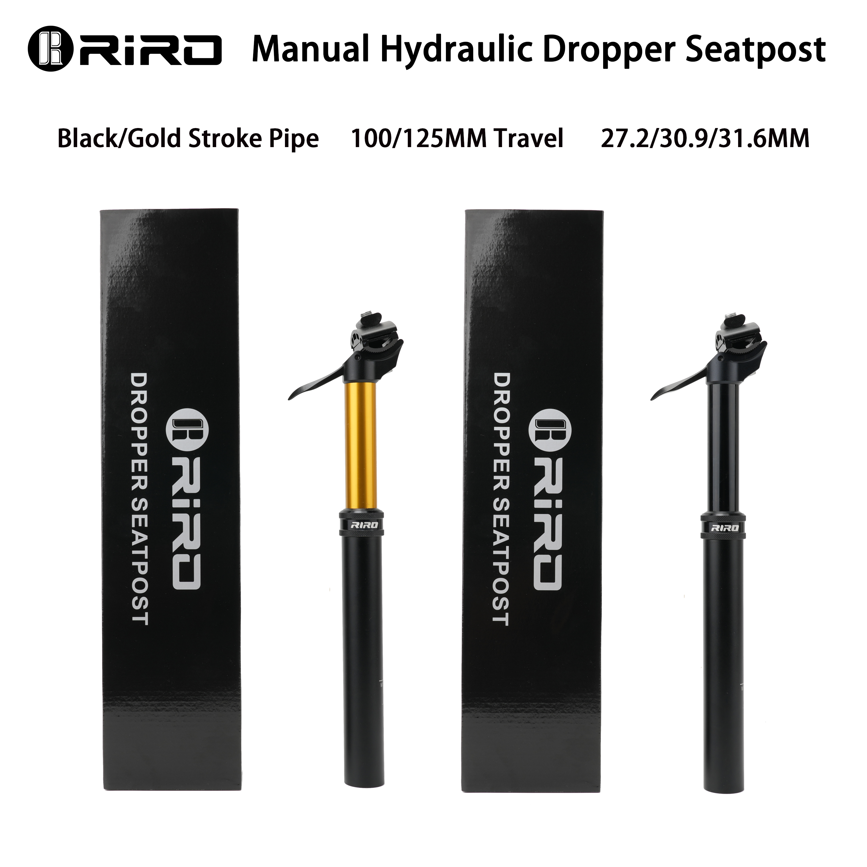 RIRO Dropper Seatpost Smooth M – обзор и цена Dropper Post Remote