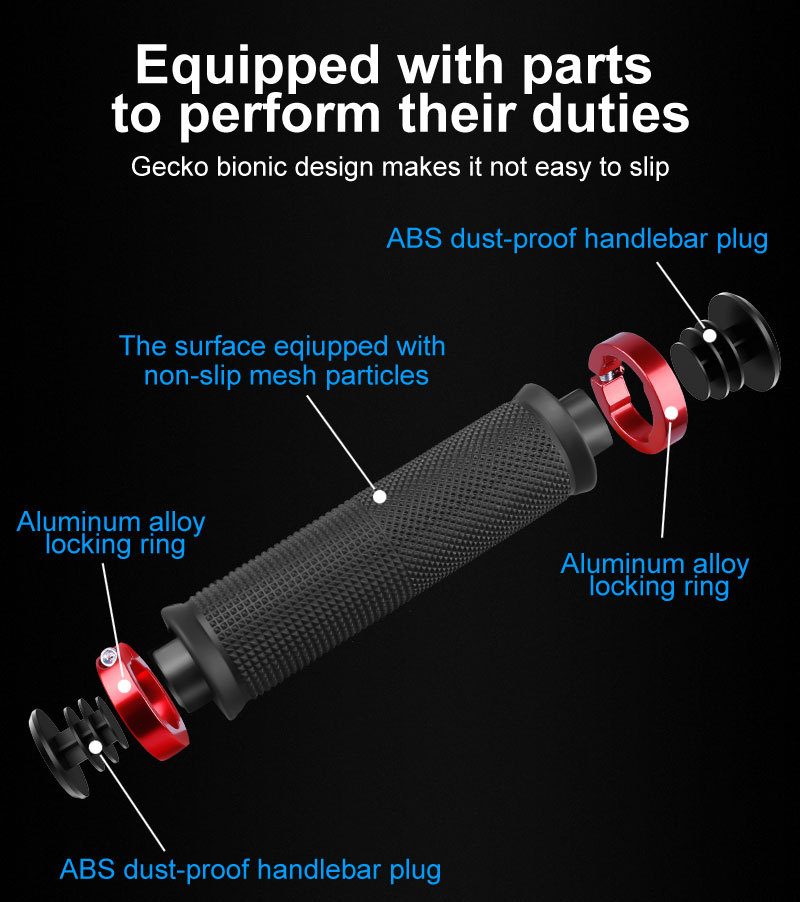 PE Rubber MTB Alloy Cuffs Bila – обзор и цена Mtb Grip Lock On