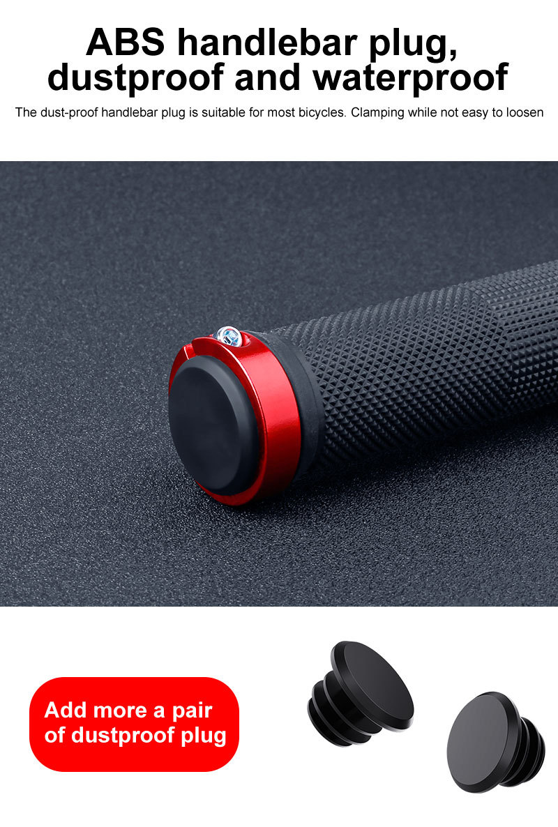 PE Rubber MTB Alloy Cuffs Bila – обзор и цена Mtb Grip Lock On