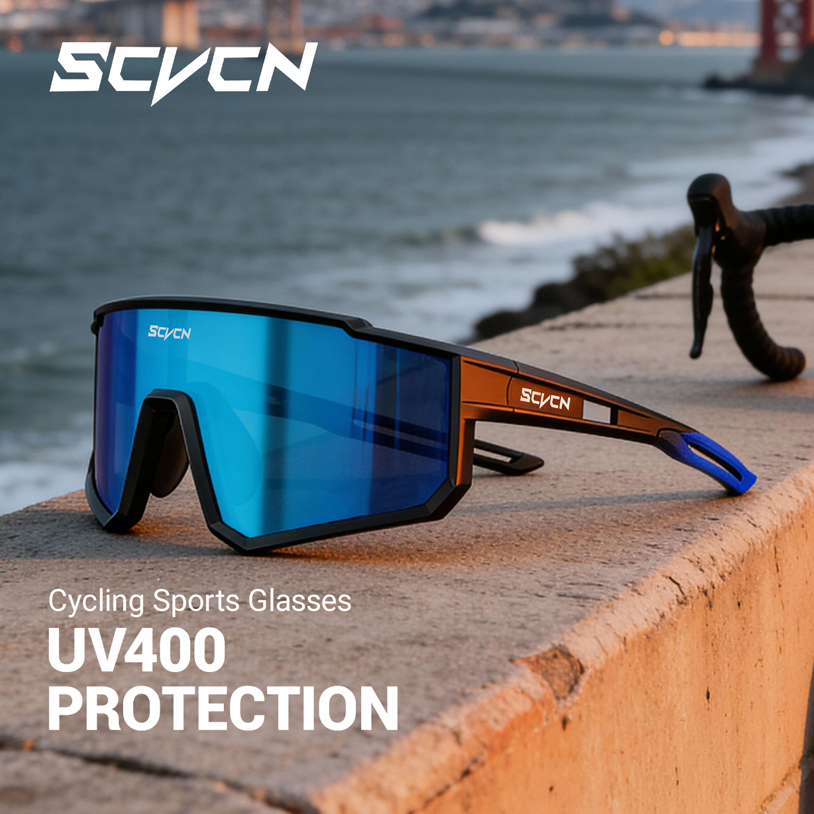 SCVCN UV400 HD Hiking Cycling  – обзор и цена Mountain Biking Sunglasses