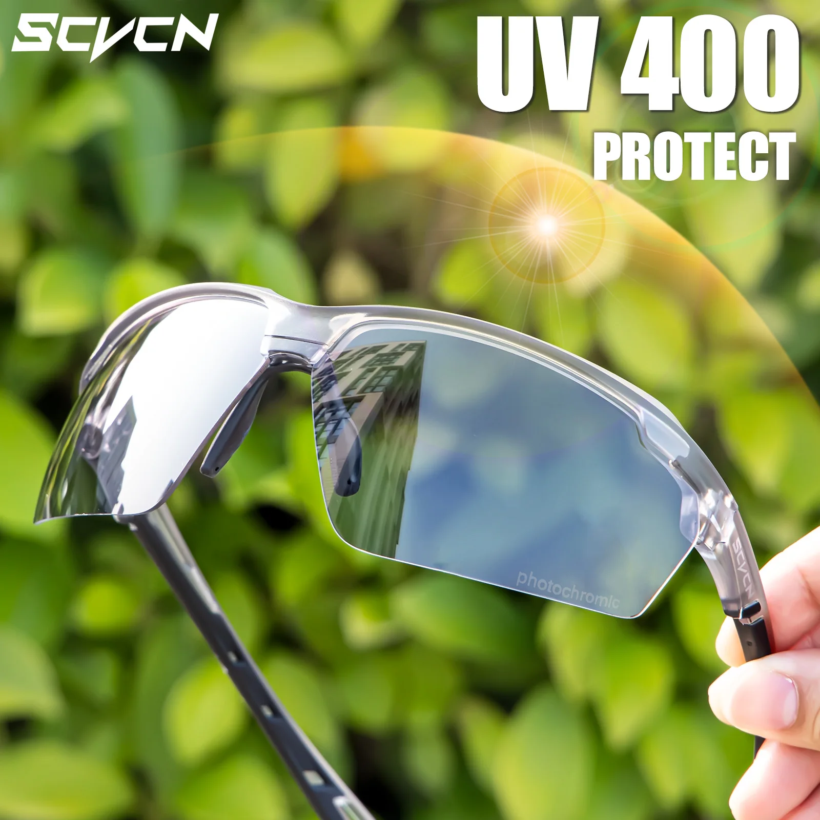 SCVCN Photochromic Cycling Sun – обзор и цена Mountain Biking Sunglasses